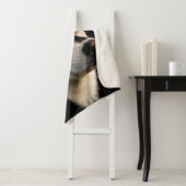 Couverture Sherpa Beau Oreiller Husky Lrow (En situation)