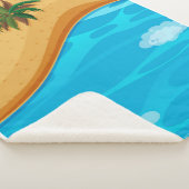 Couverture Sherpa Beau Paysage De Plage (3/4)