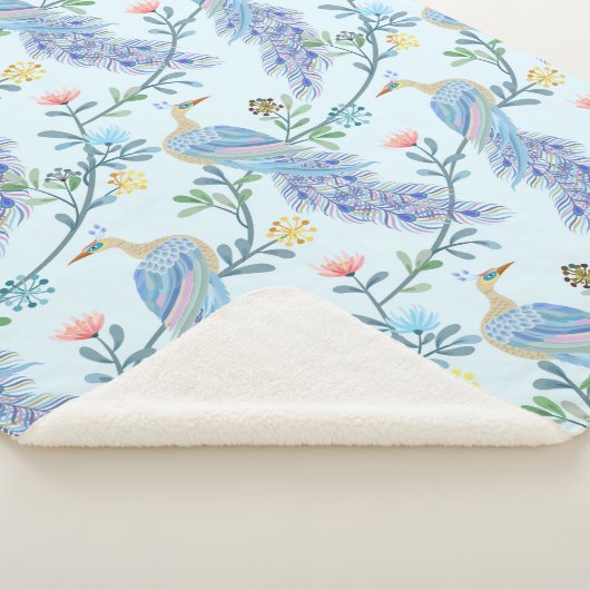 Couverture Sherpa Beau Peacock (3/4)