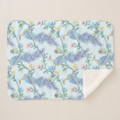 Couverture Sherpa Beau Peacock (Devant (Horizontal))