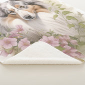 Couverture Sherpa Beau plateau bleu Merle (3/4)