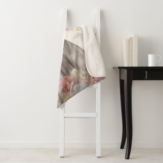 Couverture Sherpa Beau Weimaraner (En situation)