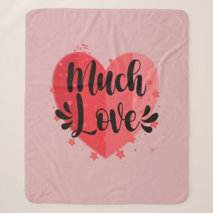 Couverture Sherpa Beaucoup d'amour, grand coeur