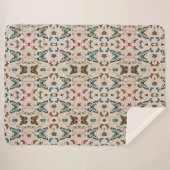 Couverture Sherpa "Beauté débordante" (Devant (Horizontal))