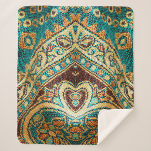 Couverture Sherpa Beautiful, arab, arabic, arabian, arabesque fabric