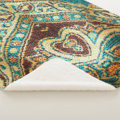 Couverture Sherpa Beautiful, arab, arabic, arabian, arabesque fabric (3/4)