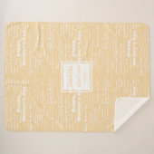 Couverture Sherpa Beautiful Hand‑Drawn Mother’s Day Gift Grandmother (Devant (Horizontal))