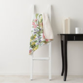 Couverture Sherpa Beautiful hummingbird in sweet floral flower garde (En situation)