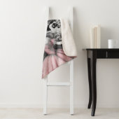 Couverture Sherpa beautiful princess queen birthday Sherpa Blanket (En situation)