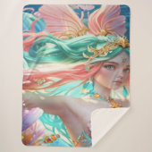 Couverture Sherpa Beautiful queen (Devant)