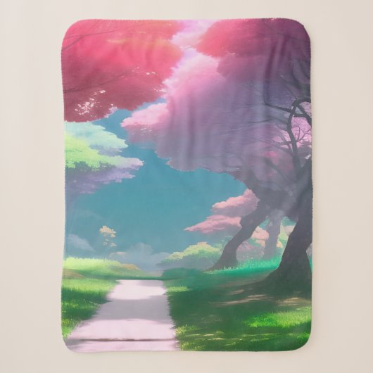 Couverture Sherpa Beaux arbres (Devant)