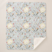 Couverture Sherpa Beaux oiseaux d'hiver (Devant)