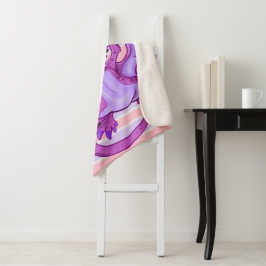 Couverture Sherpa Bébé Dragon Love (En situation)