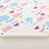 Couverture Sherpa Bébé fille (3/4)