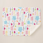 Couverture Sherpa Bébé fille (Devant (Horizontal))