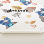Couverture Sherpa bébé hippo souriant (3/4)