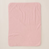 Couverture Sherpa Bébé rose (Devant)