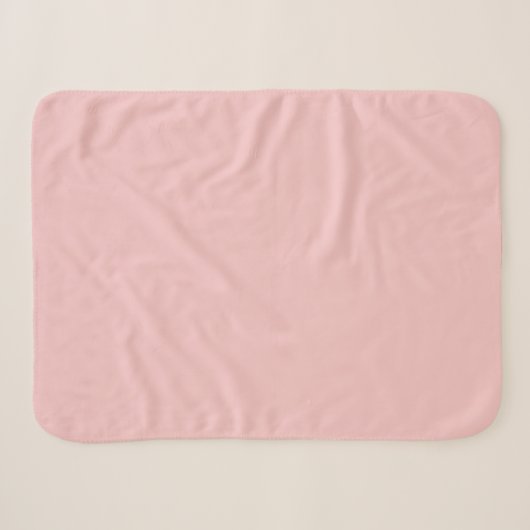Couverture Sherpa Bébé rose (Devant (Horizontal))