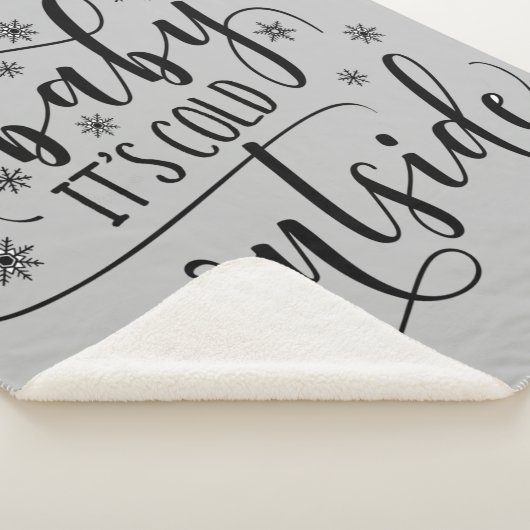 Couverture Sherpa Bébé Son Froid Hors Gris Sherpa Blanket (3/4)