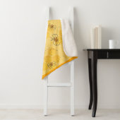 Couverture Sherpa Bee Buzzing Honey Bees mignonne (En situation)