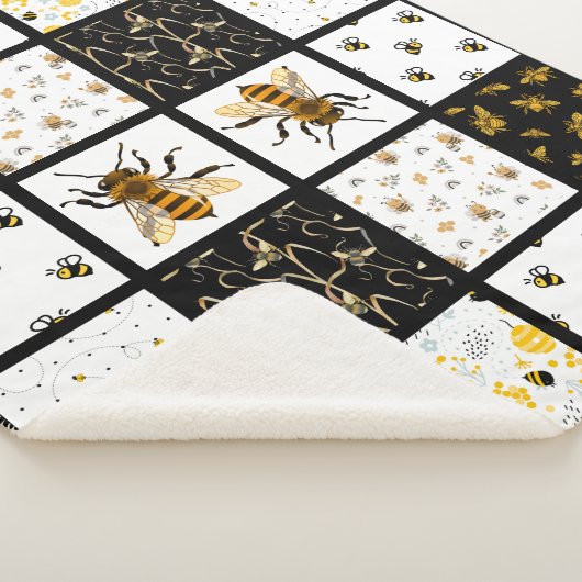 Couverture Sherpa Bee Quilt (3/4)