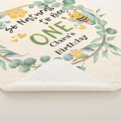 Couverture Sherpa Béès mignonnes 1er cadeau fête d'anniversaire (3/4)