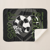 Couverture Sherpa Beetlejuice | Say It 3 Times (Devant (Horizontal))