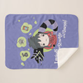 Couverture Sherpa Beetlejus | Chibi Lydia "Étrange et inhabituel" (Devant (Horizontal))