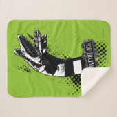 Couverture Sherpa Beetlejus | Illustration du ver de sable (Devant (Horizontal))