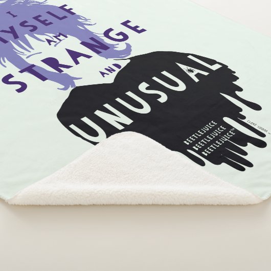 Couverture Sherpa Beetlejus | Lydia Graphisme "étrange et inhabituel (3/4)