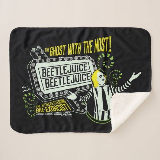 Couverture Sherpa Beetlejus | Marquee "Ghost With The Most" (Devant (Horizontal))