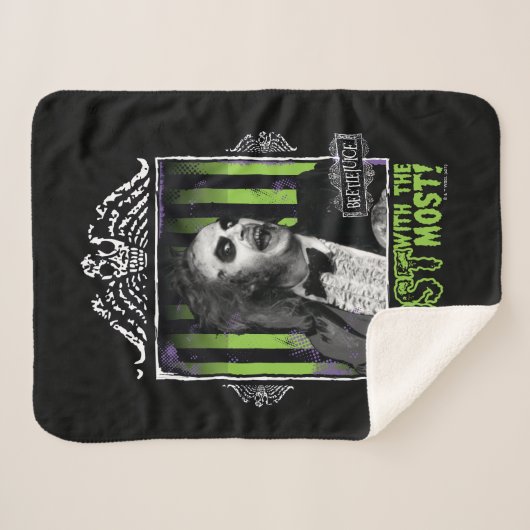 Couverture Sherpa Beetlejus | Portrait "Ghost With the Most" (Devant (Horizontal))