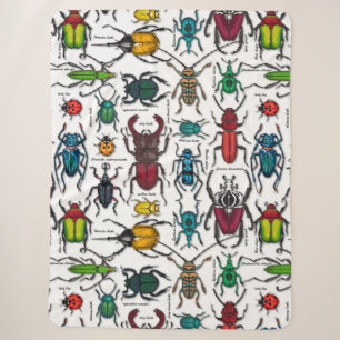Couverture Sherpa Beetons sur blanc