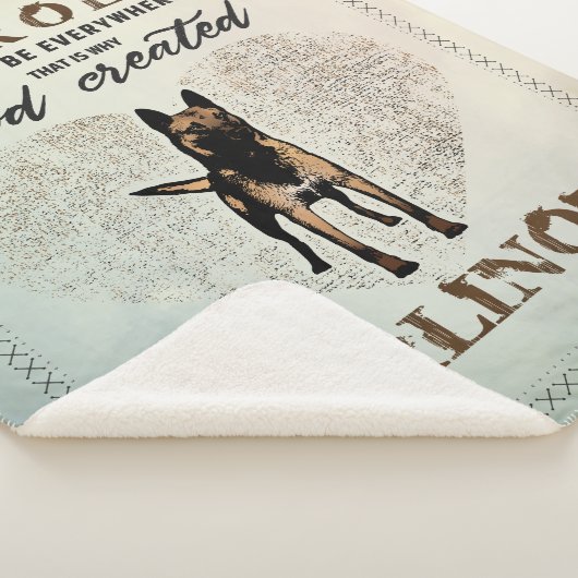 Couverture Sherpa Belge Malinois - berger belge - Maligator (3/4)