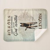 Couverture Sherpa Belge Malinois - berger belge - Maligator (Devant (Horizontal))