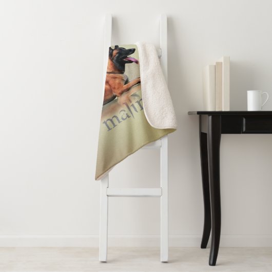 Couverture Sherpa Belge Malinois - berger belge - Maligator (En situation)