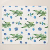 Couverture Sherpa Belle aquarelle motif (Devant (Horizontal))