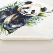 Couverture Sherpa Belle aquarelle Panda Bear (3/4)