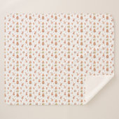 Couverture Sherpa Belle Automne Forêt forestière Critère animal (Devant (Horizontal))