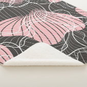 Couverture Sherpa Belle couleur abstrait sans couture motif. Dos (3/4)