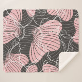 Couverture Sherpa Belle couleur abstrait sans couture motif. Dos (Devant (Horizontal))