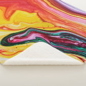 Couverture Sherpa Belle eau océan Abstrait (3/4)