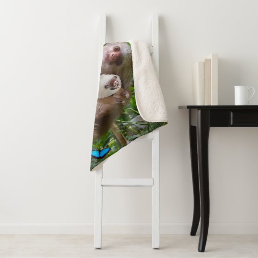 Couverture Sherpa Belle Écriture de Sloth : Ephésiens 4:32 (En situation)