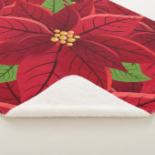 Couverture Sherpa Belle Poinsettia Sherpa Blanket (3/4)