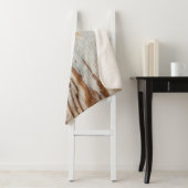 Couverture Sherpa Belle texture en bois ou fond abstrait, gr (En situation)