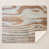 Couverture Sherpa Belle texture en bois ou fond abstrait, gr (Devant (Horizontal))