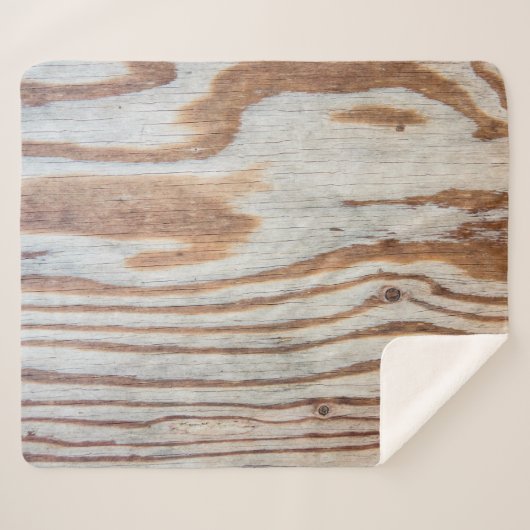 Couverture Sherpa Belle texture en bois ou fond abstrait, gr (Devant (Horizontal))