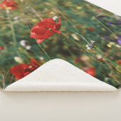 COUVERTURE SHERPA BELLES FLEURS (3/4)