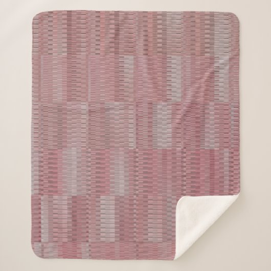 Couverture Sherpa belles formes vintages Abstraites (Devant)