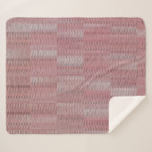 Couverture Sherpa belles formes vintages Abstraites (Devant (Horizontal))